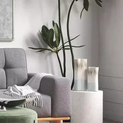 Neutral Ombre Ceramic Vase, 16 in.