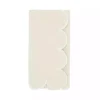 Neutral Scalloped Edge Napkins, Set of 4