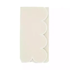 Neutral Scalloped Edge Napkins, Set of 4