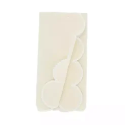 Neutral Scalloped Edge Napkins, Set of 4