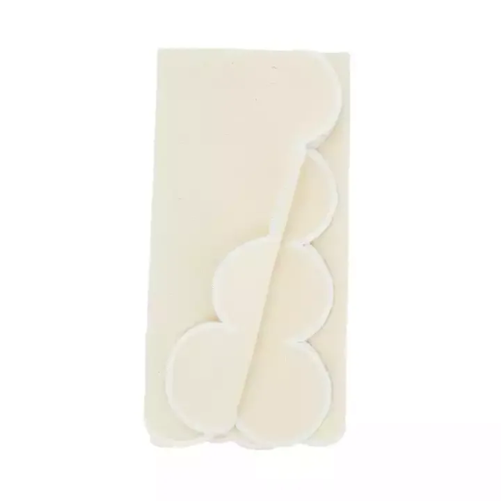 Neutral Scalloped Edge Napkins, Set of 4