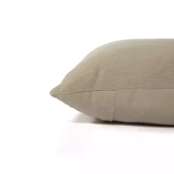 Neutral Velvet Corduroy Lumbar Pillow
