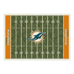 NFL Miami Dolphins Home Field Area Rug, 6x8