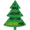 Night Before Grinchmas Tree Wall Plaque