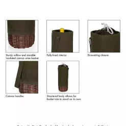 North Carolina Insulated Wine Bottle Tote