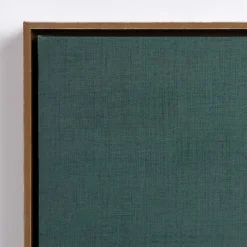 O Christmas Tree Stucco Framed Canvas Print