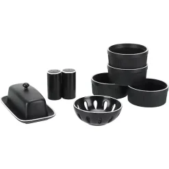 Onyx Stoneware 7-pc. Kitchen Accessories Set