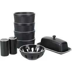 Onyx Stoneware 7-pc. Kitchen Accessories Set