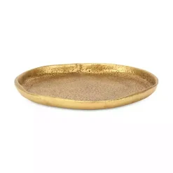 Organic Round Gold Cast Iron Dish
