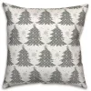 Ornate Trees Christmas Pillow