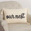 Our Nest Ivory Lumbar Pillow