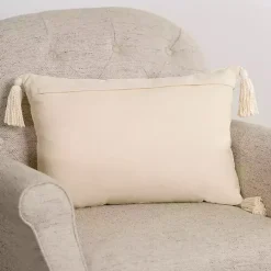 Our Nest Ivory Lumbar Pillow