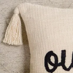 Our Nest Ivory Lumbar Pillow