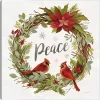 Peace Wreath Canvas Art Print