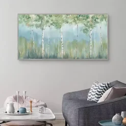 Peaceful Oasis Framed Canvas Art Print