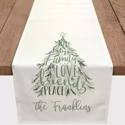 Personalized Christmas Words Table Runner, 90 in.
