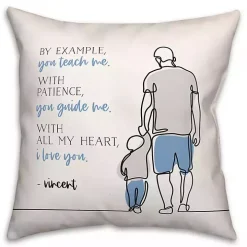 Personalized Guide, Teach, Love Outdoor Pillow