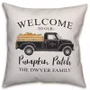 Personalized Pumpkin Patch Truck Pillow