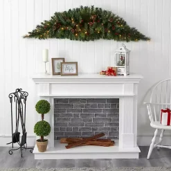 Pine and Berry LED Swag