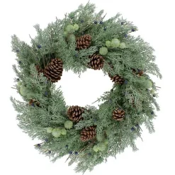 Pine and Blueberry Wreath