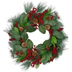 Pine Needles and Berries Wreath