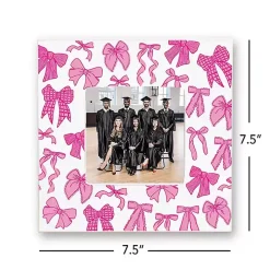 Pink Preppy Bows Picture Frame