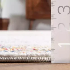 Pink Vintage Medallion Area Rug, 10x14