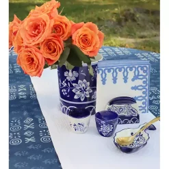 Pip Vintage Blue Floral 3-pc. Shaker & Napkin Set
