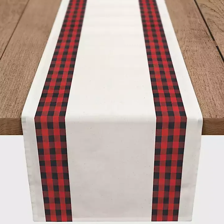 Plaid Stripe Table Runner