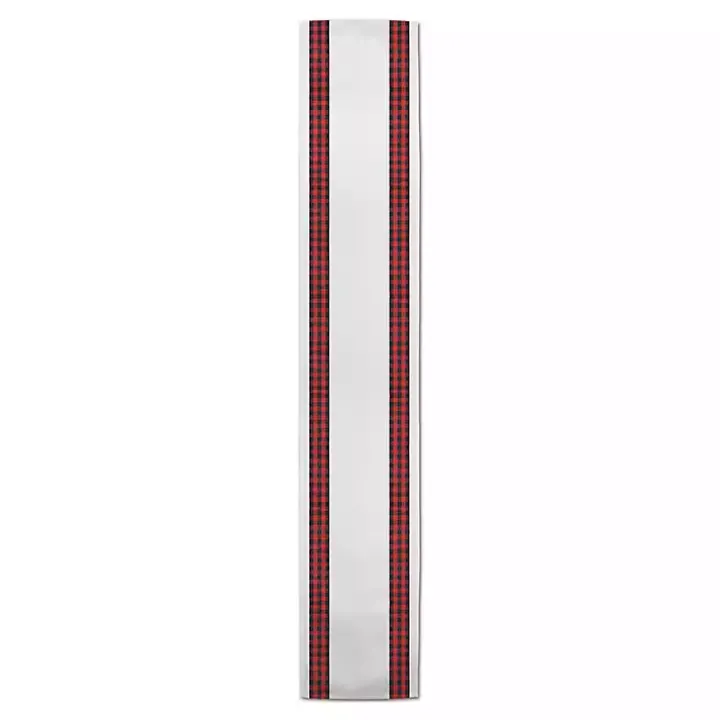 Plaid Stripe Table Runner