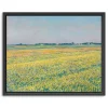 Plain of Gennevilliers Framed Canvas Art Print