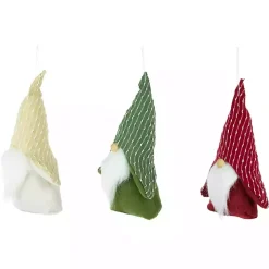 Plush Striped Hat Gnomes, Set of 3