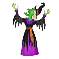 Pre-Lit Cackling Witch Outdoor Decoration
