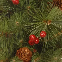 Pre-Lit Christmas Tree and Wreath 4-pc. Set