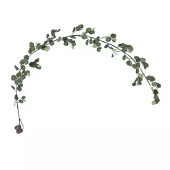 Pre-Lit Eucalyptus Battery Operated Garland