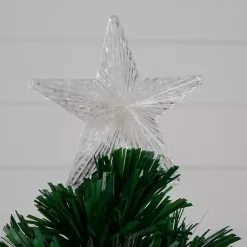 Pre-Lit Poinsettia Christmas Tree Arrangement