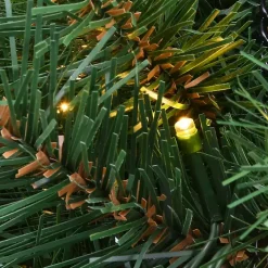 Pre-Lit Tiffany Fir Christmas Hanging Basket