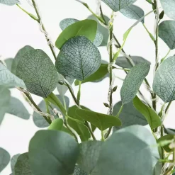 Pre-Lit Warm LED Eucalyptus Plant, 4 ft.