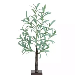 Pre-Lit Warm LED Olive Tree, 2 ft.