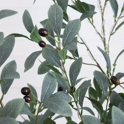 Pre-Lit Warm LED Olive Tree, 5 ft.