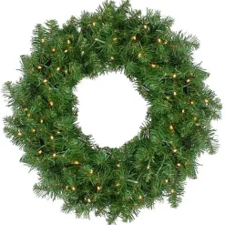 Pre-Lit Whitmire Pine Christmas Wreath