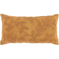 Pumpkin Stonewash Botanical Pillow