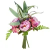Purple Peony Bouquet, Set of 2