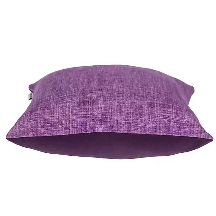 Purple Textured Velvet Pillow