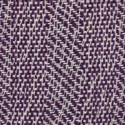 Purple Woven Pom Pom Pillow