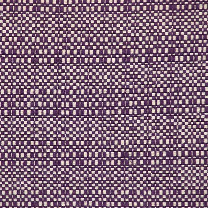 Purple Woven Stripes Fringe Lumbar Pillow