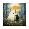Purranormal Protection Halloween Canvas Art Print
