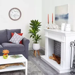 Real Touch Dracaena in Mossy Tripod Planter