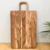 Rectangle Acacia Wood Paddle Handle Board