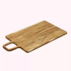Rectangle Acacia Wood Paddle Handle Board